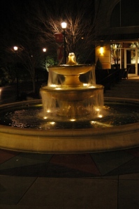 The plaza fountain at Bradley Fair, Wichita, KS